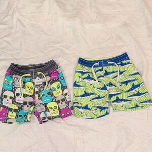 Old Navy 12-18 Mo. Monster and Shark Swim Trunks (2)
